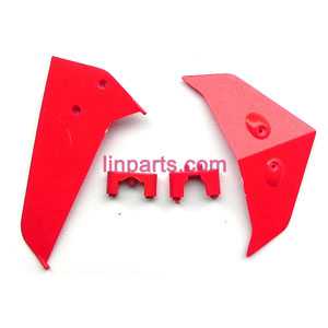 LinParts.com - SYMA S37 Spare Parts: Tail decorative（Red） - Click Image to Close