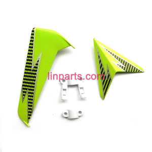 LinParts.com - SYMA S39 Spare Parts: Tail decorative(Green) - Click Image to Close