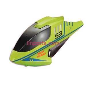 SYMA S8 Spare Parts: Head cover/Canopy(Green)