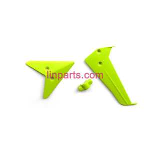 LinParts.com - SYMA S8 Spare Parts: Tail decorative set(Green) - Click Image to Close