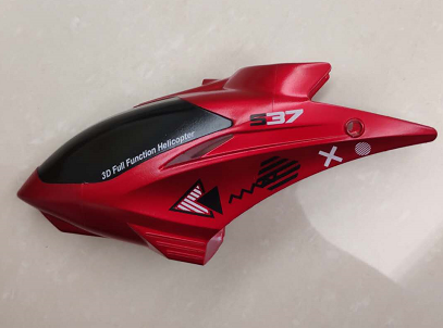 SYMA S37 Spare Parts: Head cover/Canopy(Red)new version