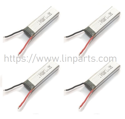 LinParts.com - Syma TF1001 RC Helicopter Spare Parts: 3.7V 500mAh Battery 4pcs