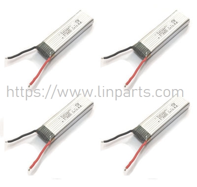 LinParts.com - Syma TF1001 RC Helicopter Spare Parts: 3.7V 500mAh Battery 4pcs