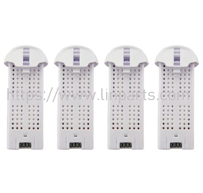 LinParts.com - Syma X22SW RC Quadcopter Spare Parts: 3.7V 400mAh Battery White 4pcs