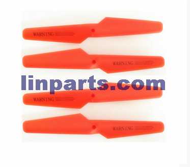 LinParts.com - SYMA X5C Quadcopter Spare Parts: Blades set(Red)
