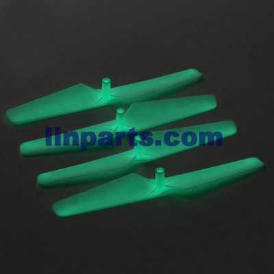 LinParts.com - SYMA X5C Quadcopter Spare Parts: Blades set (Noctilucent)[white]