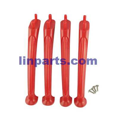 LinParts.com - SYMA X5HC RC Quadcopter Spare Parts: Support plastic bar (4 pcs) [Red]