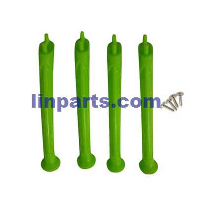 LinParts.com - SYMA X5HW RC Quadcopter Spare Parts: Support plastic bar (4 pcs) [Green]