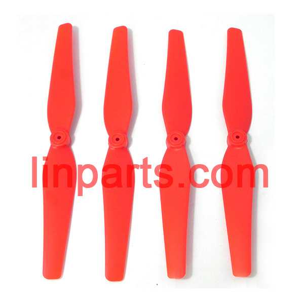 LinParts.com - SYMA X8C Quadcopter Spare Parts: Blades set(Red)