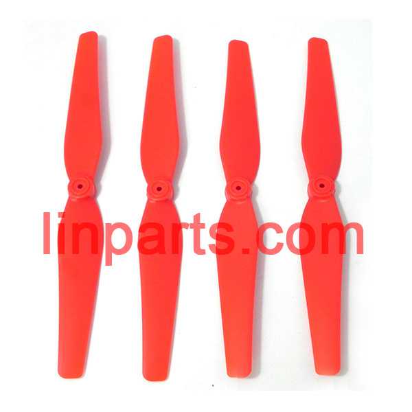 LinParts.com - SYMA X8HW Quadcopter Spare Parts: Blades set(Red) - Click Image to Close