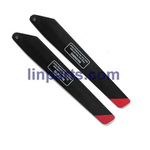 (image for) UDI RC D2 Shark 2.4Ghz 4 Channel Single Rotor Blade Electric Flybarless RC Helicopter Spare Parts: Main blades set