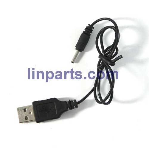 (image for) UDI RC D2 Shark 2.4Ghz 4 Channel Single Rotor Blade Electric Flybarless RC Helicopter Spare Parts: USB charger wire