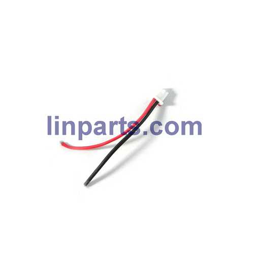 (image for) UDI RC D2 Shark 2.4Ghz 4 Channel Single Rotor Blade Electric Flybarless RC Helicopter Spare Parts: Tail motor plug wire
