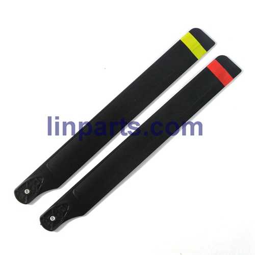 (image for) New UDI RC i250 Volution 2.4Ghz Single Black Flybarless 6CH RC Helicopter Spare Parts: Main blades set