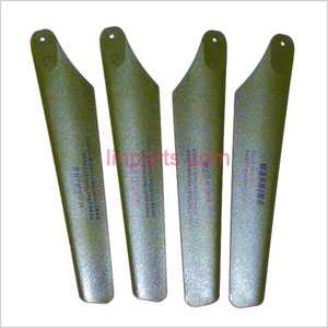 LinParts.com - UDI U1 Spare Parts: Main blades (Dark green) - Click Image to Close