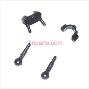 LinParts.com - UDI RC U13 U13A Spare Parts: Fixed set of the tail support bar and decorative set - Click Image to Close