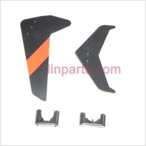 LinParts.com - UDI RC U7 Spare Parts: Tail decorative set (Black)