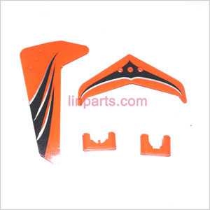 LinParts.com - UDI RC U7 Spare Parts: Tail decorative set (Orange)