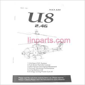 LinParts.com - UDI U8 Spare Parts: English manual book - Click Image to Close