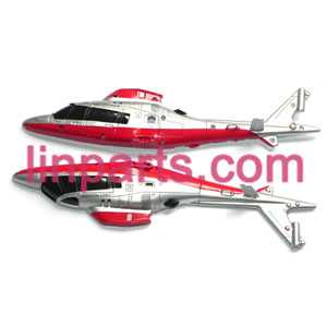 LinParts.com - UDI RC Helicopter U801 U801A Spare Parts: body(Red) - Click Image to Close