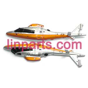 LinParts.com - UDI RC Helicopter U801 U801A Spare Parts: body(Yellow/White) - Click Image to Close