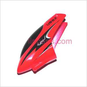 LinParts.com - UDI RC U802 Spare Parts: Head cover\Canopy(Red) - Click Image to Close