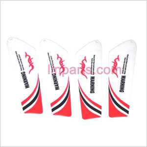 LinParts.com - UDI RC U802 Spare Parts: Main blades (Red) - Click Image to Close