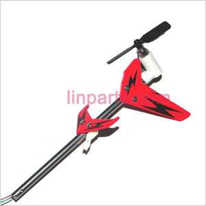 LinParts.com - UDI RC U802 Spare Parts: Whole Tail Unit Module(Red) - Click Image to Close