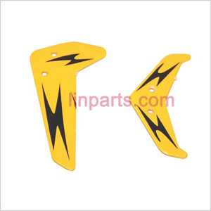 LinParts.com - UDI RC U802 Spare Parts: Tail decorative set (Yellow) - Click Image to Close