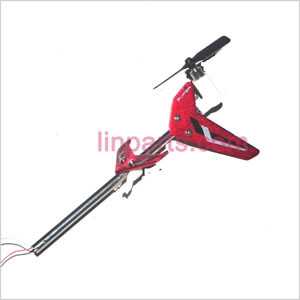 LinParts.com - UDI RC U807 U807A Spare Parts: Whole Tail Unit Module(Red) 