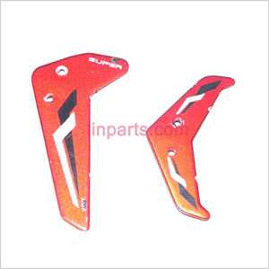 LinParts.com - UDI RC U807 U807A Spare Parts: Tail decorative set (Red)