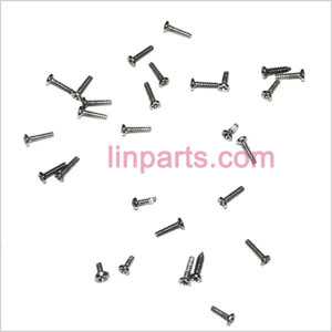 LinParts.com - UDI RC U809 U809A Spare Parts: screws pack set - Click Image to Close