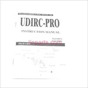UDI RC U810 U810A Spare Parts: English manual book 1