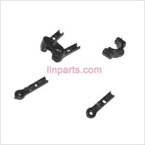 LinParts.com - UDI RC U813 U813C Spare Parts: Fixed set of the tail decorative set and support bar (Black) - Click Image to Close