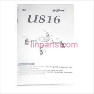 UDI RC U816 U816A Spare Parts: English manual book