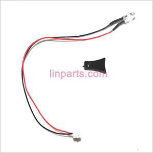 LinParts.com - UDI RC U817 U817A U817C U818A Spare Parts:LED light and fixed set