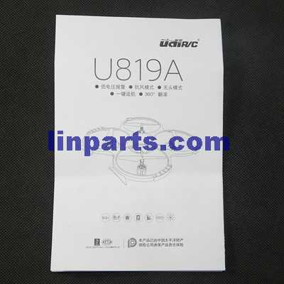 LinParts.com - UDI U819A RC QuadCopter Spare Parts: English manual book