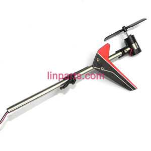 LinParts.com - UDI RC U820 Spare Parts: Whole Tail Unit Module(red)