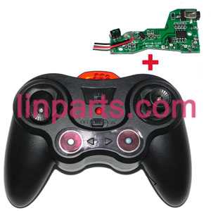 UDI RC Helicopter U821 Spare Parts: Remote Control/Transmitter+PCB/Controller Equipement