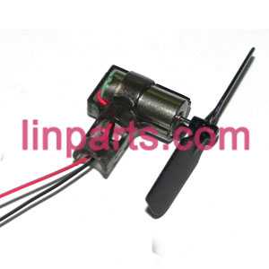 LinParts.com - UDI RC Helicopter U821 Spare Parts: Tail blade + Tail motor + Tail motor deck