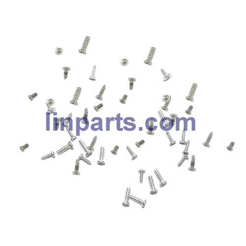 LinParts.com - UDI RC U829 U829A U829X Quadcopter UFO 2.4Ghz 4 channels Built in Video Camera Six axis Gyro Spare Parts: screws pack set 