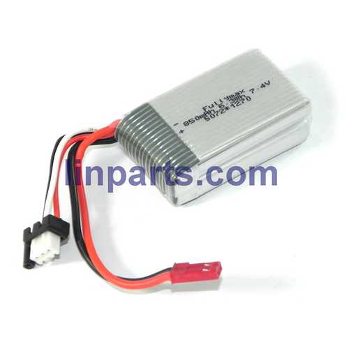 LinParts.com - UDI RC U829 U829A U829X Quadcopter UFO 2.4Ghz 4 channels Built in Video Camera Six axis Gyro Spare Parts: Battery 7.4V 850mAh