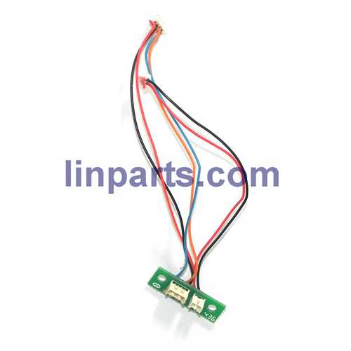 LinParts.com - UDI RC U829 U829A U829X Quadcopter UFO 2.4Ghz 4 channels Built in Video Camera Six axis Gyro Spare Parts: Wire plug board - Click Image to Close