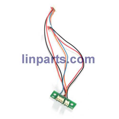 LinParts.com - UDI RC U829 U829A U829X Quadcopter UFO 2.4Ghz 4 channels Built in Video Camera Six axis Gyro Spare Parts: Wire plug board