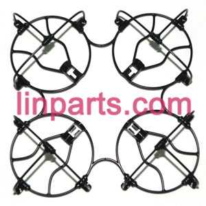 LinParts.com - UDI RC QuadCopter Helicopter U830 Spare Parts: protection frame set for the gear set - Click Image to Close