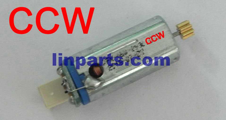 LinParts.com - UDI Falcon U842 RC Quadcopter Spare Parts: CCW Main motor A - Click Image to Close