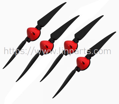 LinParts.com - Volantex ASW28 V2 759-1 RC Airplane Spare Parts: P7590109 Folding propeller 1060 and spinner 4set
