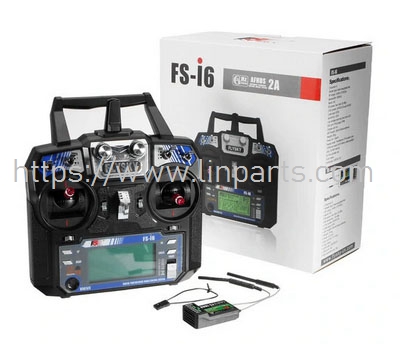 LinParts.com - FlySky FS-i6 2.4G 6CH AFHDS RC Radio Transmitter + FS-iA6B Receiver