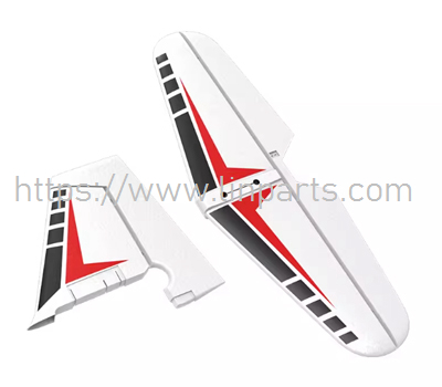 LinParts.com - VolantexRC 747-8 ASCENT RC Airplane Spare Parts: P7470803 Tail(without decals)