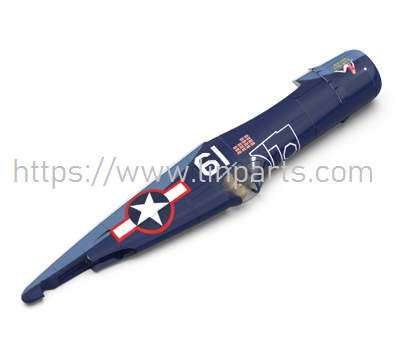 LinParts.com - VolantexRC 768-3 F4U RC Airplane Spare Parts: Airframe (including motor, gearbox, cabin cover, pilot, circuit board bracket)